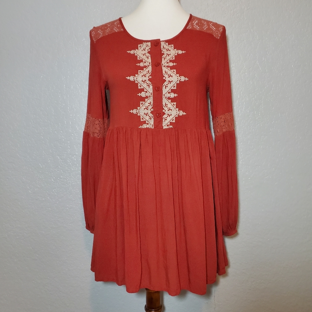 Altar'd State boho long sleeves tunic top
